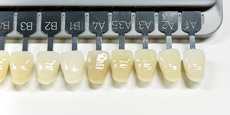 従来の顔料発色